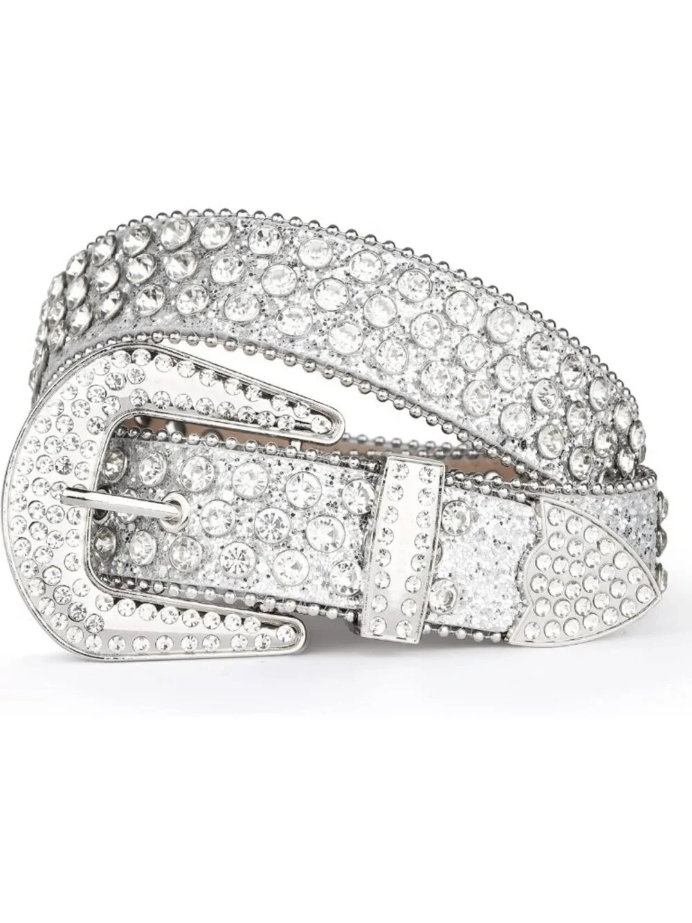 Rhinestone Western Belts for Women & Men | Bling Cowgirl Diamond Studded Jeans